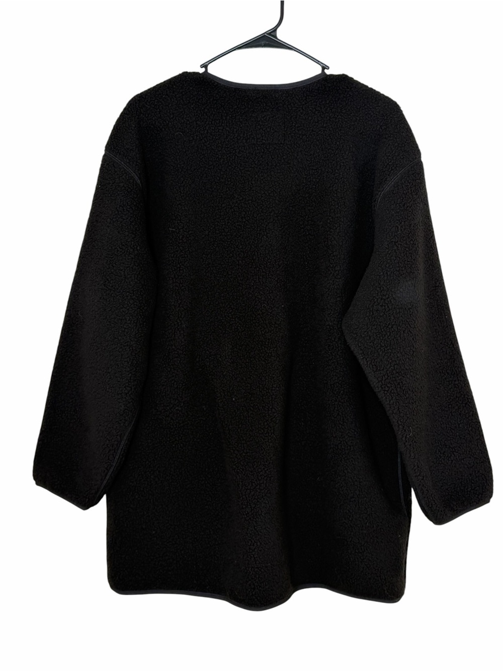 NEW Everlane Black Fleece Teddy Liner Jacket in Size Large - Picture 7 of 12